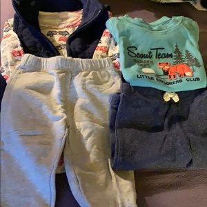 Set of two boys Carter’s outfits.